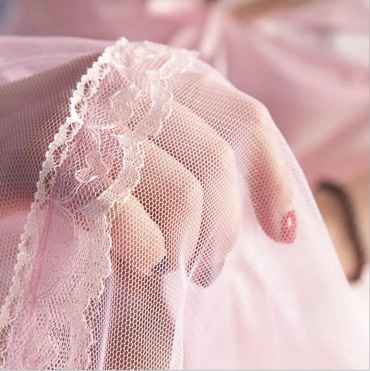 Роскошный дворец принцессы Pastorable москитная сетка с цветочным принтом кровать