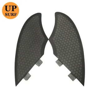 Доска для серфинга, доска для серфинга с двойными вкладками, плавник с одной вкладкой, прозрачныйчерный цвет, с одной вкладкой FK, плавник для серфинга