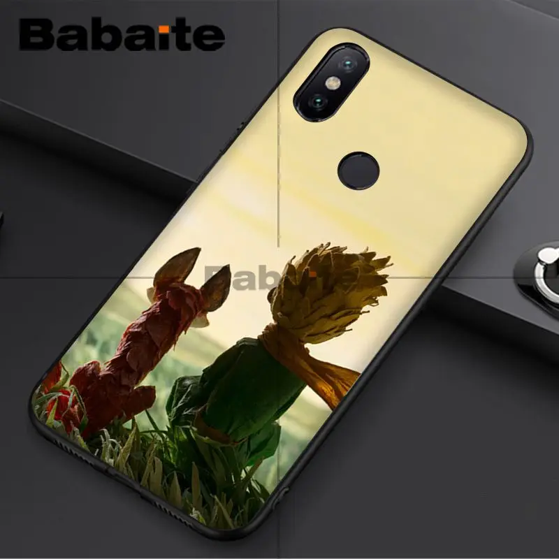 Babaite The Little Prince and the Fox Black Cell Phone Case For redmi 5plus 5A 6pro 4X note5A note4x note6pro 6A Mobile Cover | Мобильные