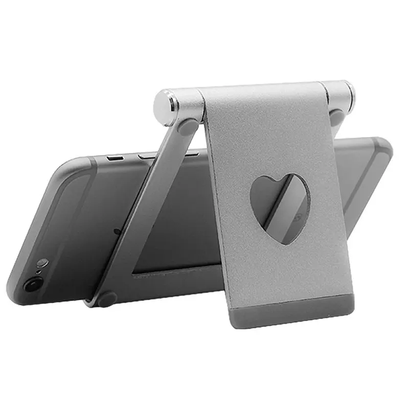 Ascromy для iPad 4 2 подставка Porta Гибкая алюминиевая металлическая подставка из сплава для iPad Pro 11 samsung держатель для планшета Аксессуары - Цвет: Серебристый
