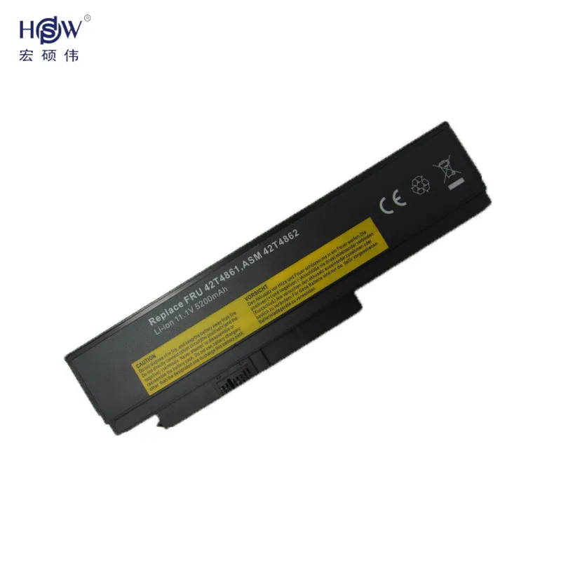 HSW Новый + 6 Сотовый Аккумулятор для LENOVO ThinkPad X220 X220i X220s 42T4861 42T4862 42T4863 42T4865 42T4866 42T4867