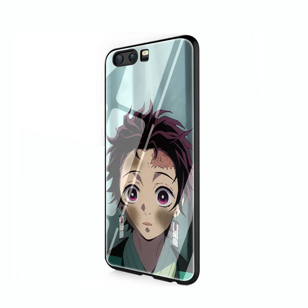 G10 Аниме Demon Slayer Kimetsu no Yaiba закаленное стекло чехол для телефона huawei mate P 10 20 30 Lite Pro Y9 Honor 8X 7A - Цвет: G10