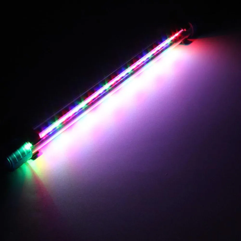 Colorful 20 см-60 см водонепроницаемый для аквариума аквариум RGB светодиодный свет бар подводная лампа освещение аквариума - Цвет: Colorful