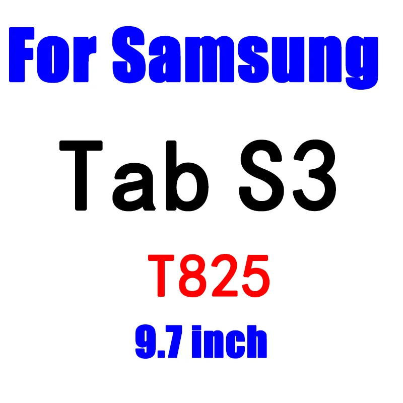 2 шт. Настоящее закаленное Стекло для samsung GALAXY Tab S3 9,7 T820 T825 Tab 4 8,0 дюймов предотвращения царапин планшет Экран протектор фильм - Цвет: Tab S3 9.7 inch
