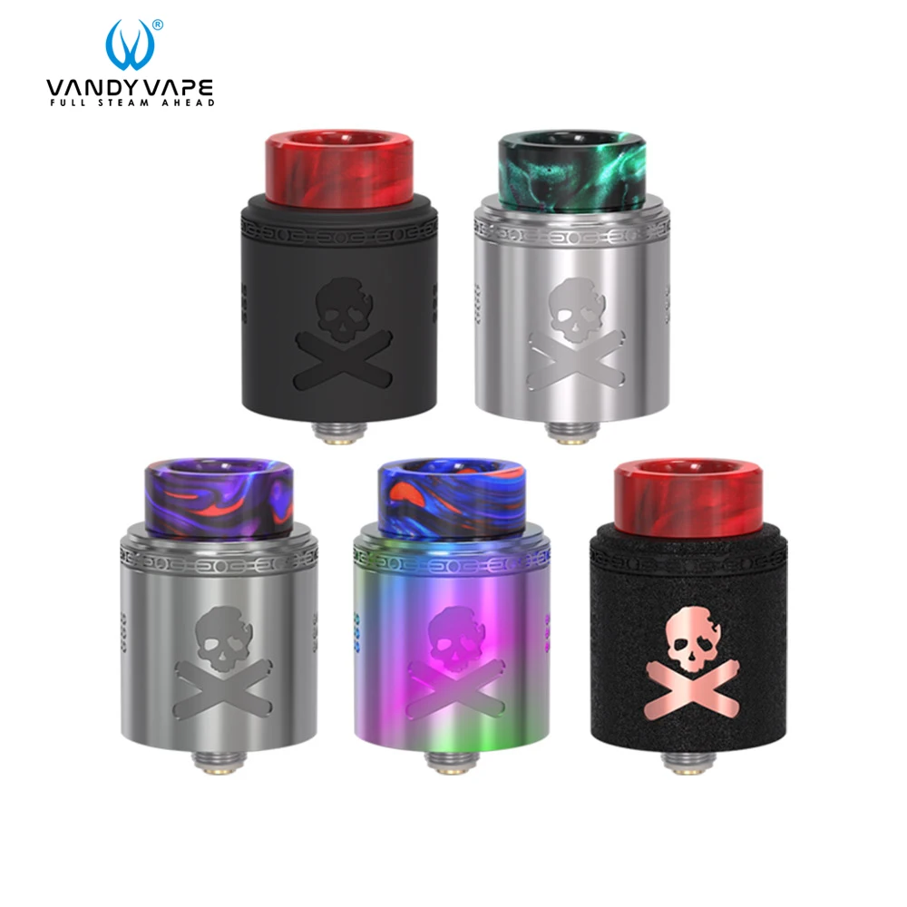 Оригинальный Vandy Vape Bonza V1.5 RDA распылитель 2 мл бак 24 мм воздушный поток двойной AFC