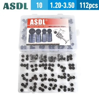 4 lot valve shim 28 шт. моторный Запчасти регулируемый клапан прокладки-шайбы диаметром 10 мм полный клапан ШИМ Комплект# c - Цвет: 4 lot valve shim