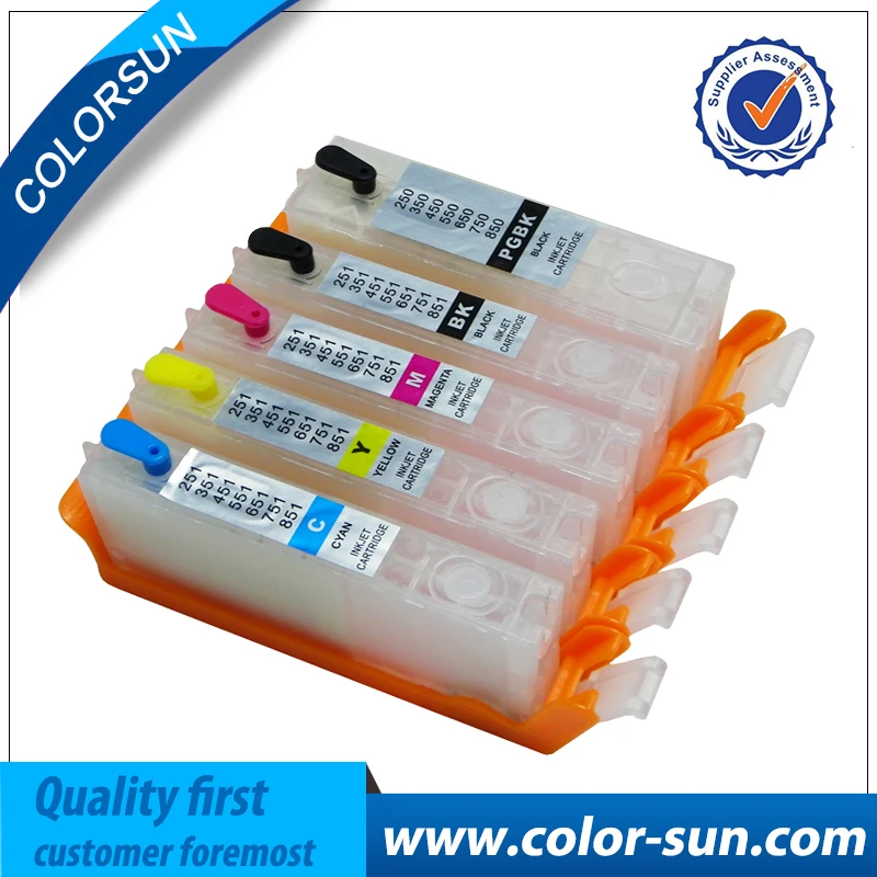 5PCS PGI-250 CLI251 ink cartridge for canon MG6320 MG7120 MG7520 IP8720 refillable with ARC chip | Компьютеры и офис