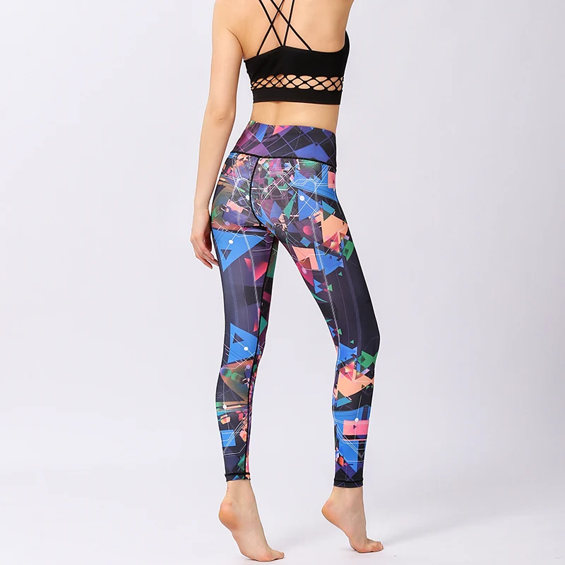 

Women Yoga Pants Fitness Workout Leggings Running Sport Leggings Quick Dry Print Fitness Athletic Pants Gym Clothing Sweatpants