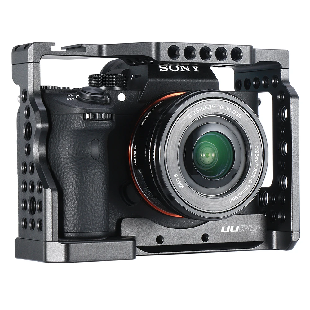 Металлическая клетка UURig для камеры Vlog Sony A7III A7R3 A7M3 чехол с микрофоном крепление