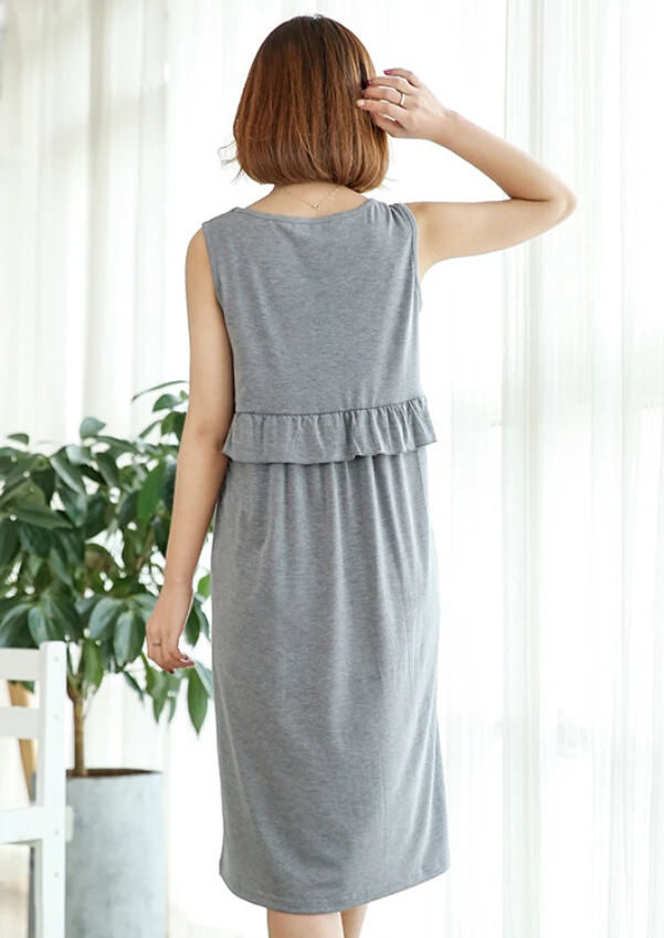 Maternity Pajamas Dresses Nursing Nightgown Sleepwear Nightwear Pregnancy Clothing Breastfeeding Clothes for Pregnant Women | Мать и