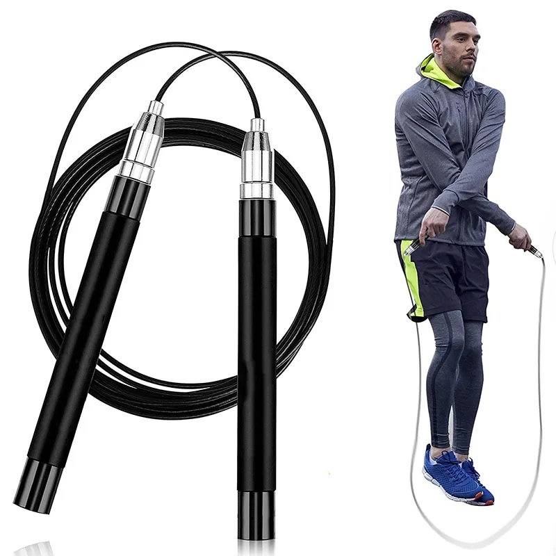 Высокоскоростная Скакалка без шурупов самофиксирующийся подшипник утяжеленная