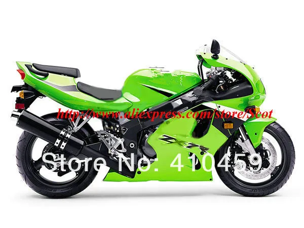 Индивидуальный комплект обтекателей зеленого цвета для KAWASAKI Ninja ZX7R 96-03 ZX-7R 1996 1999