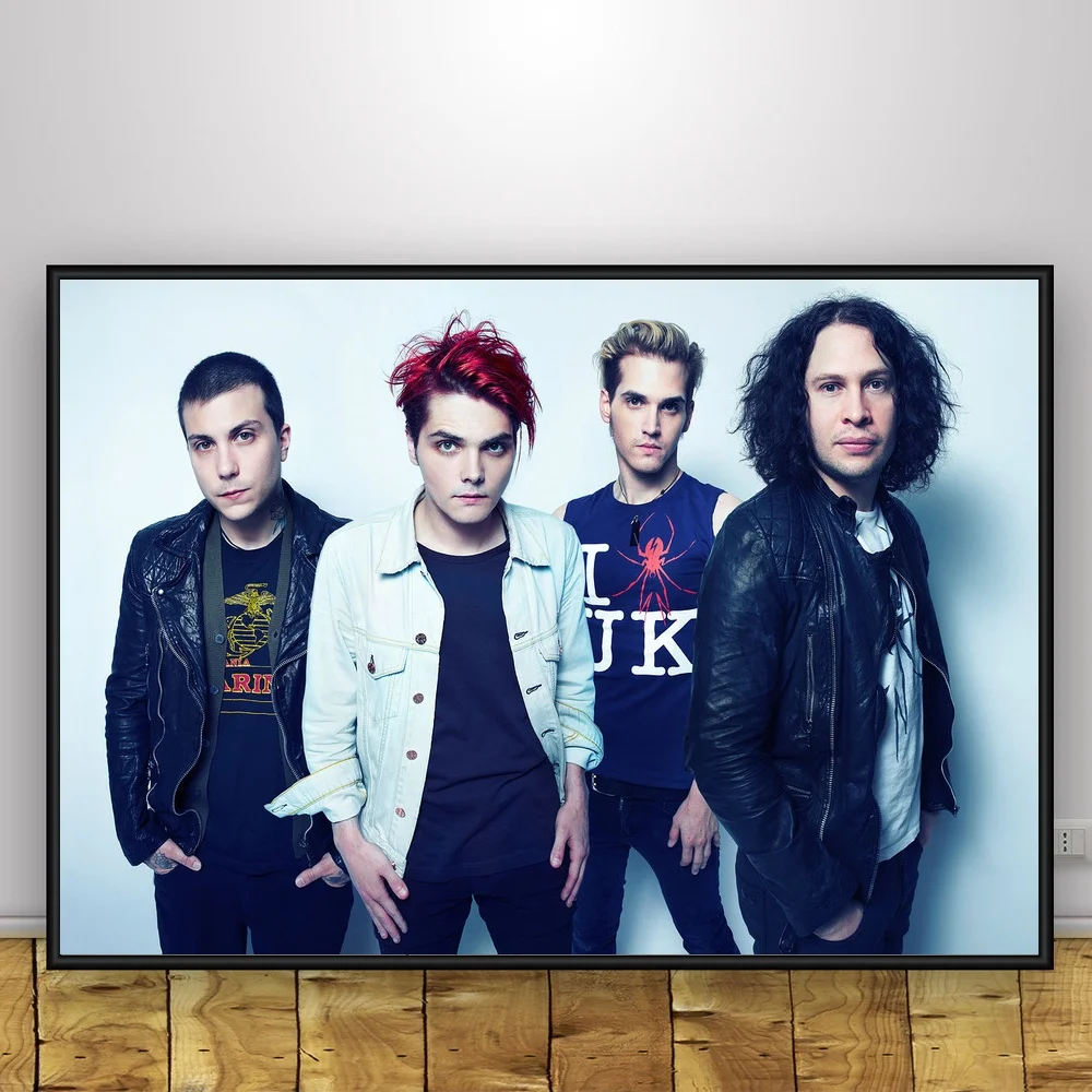 My Chemical романтика искусство Шелковый плакат домашний декор 12x18 24x36