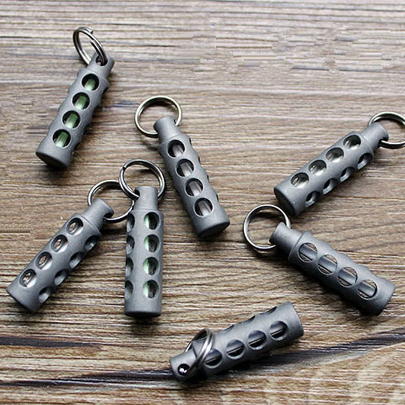 Открытый EDC мульти инструменты цилиндр титановый сплав тритиевая газовая лампа