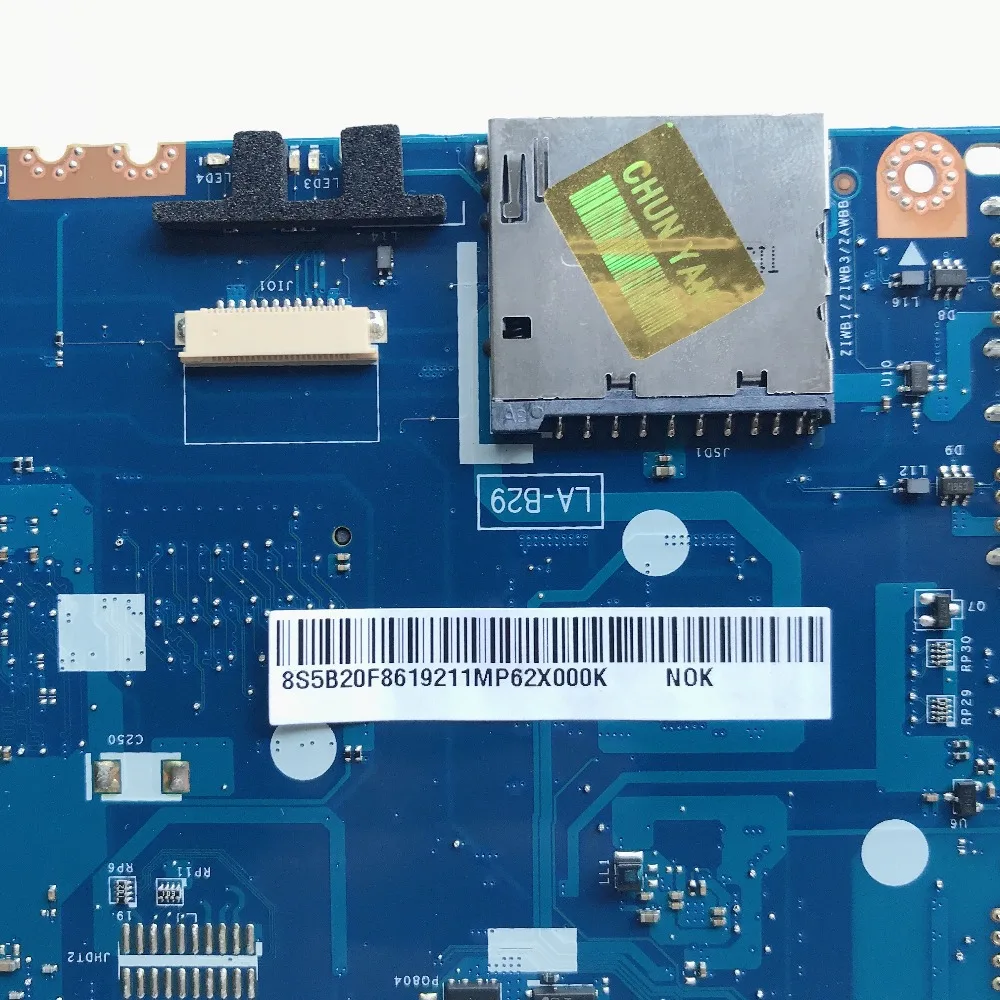 SZWXZY отлично подходит для LENOVO B50 45 материнская плата портативного компьютера с E1