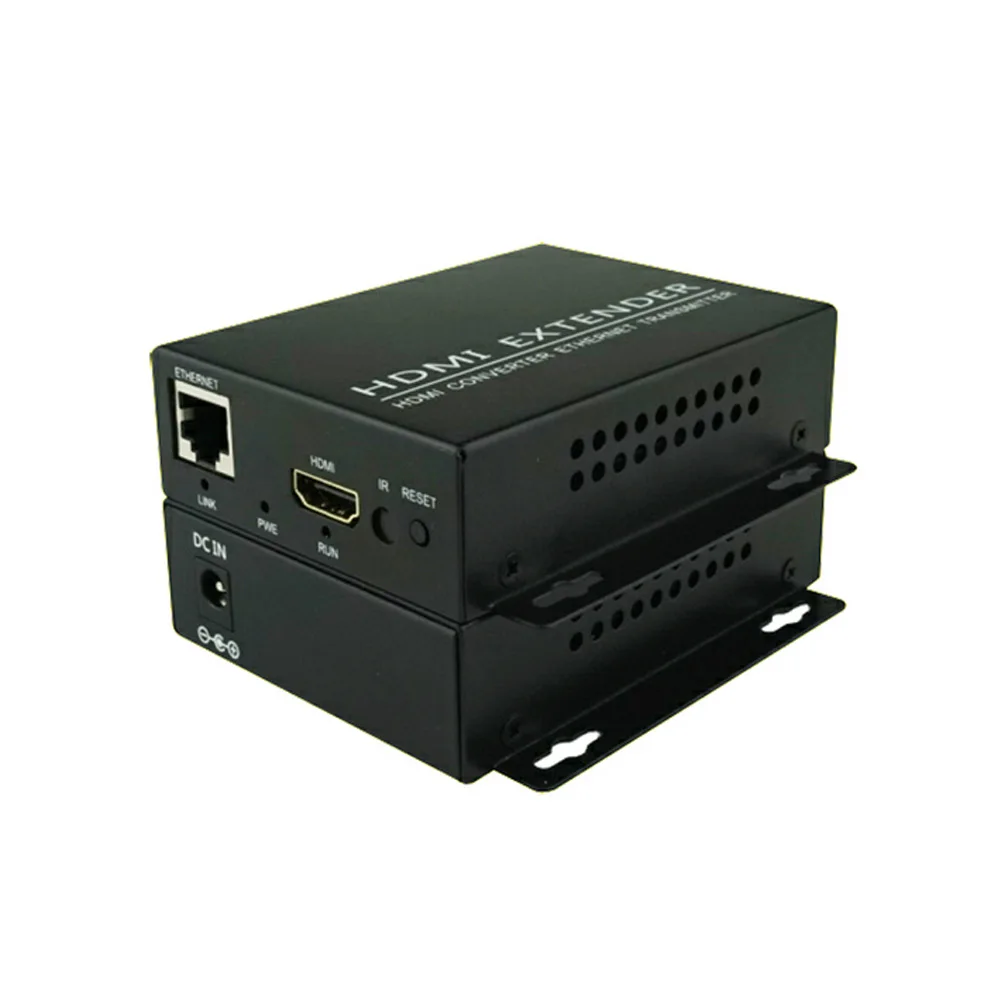 Premium HDMI Extenders/Converters, 1080P HDMI over Cat5e/Cat 6 UTP Cable RJ45 LAN Ethernet 120M (395ft.) Transmitter Receiver