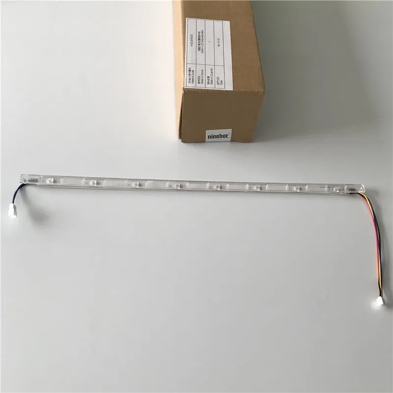 Bottom LED Strip Ninebot ES1 ES2 ES4 Kickscooter контроллер приборной панели заднего колеса вилка электрический тормоз дроссельной заслонки сиденье зарядное устройство аксессуары - Цвет: Bottom LED Strip