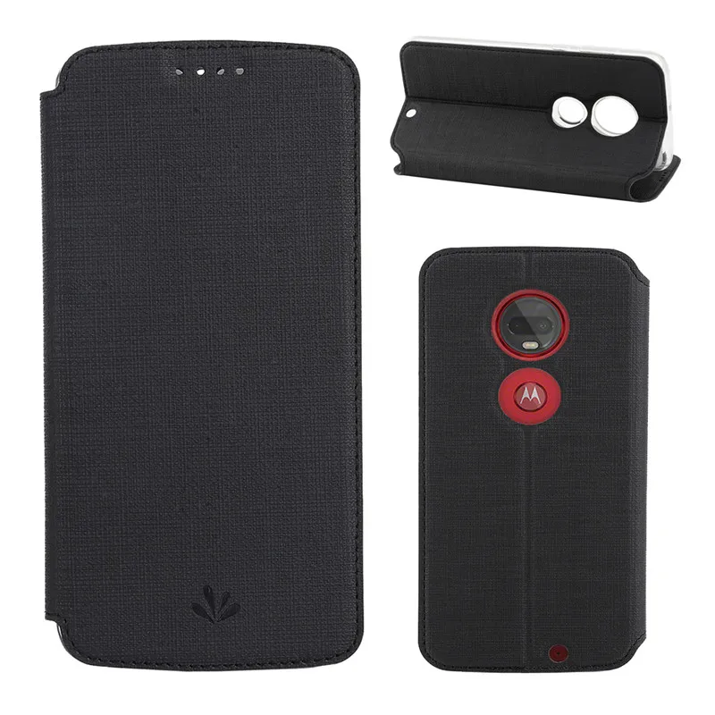 Роскошный кожаный чехол-книжка на магните для Motorola MOTO G7 G6 Plus G7 power G7 Play Fundas с отделением для карт и подставкой, чехол-кошелек