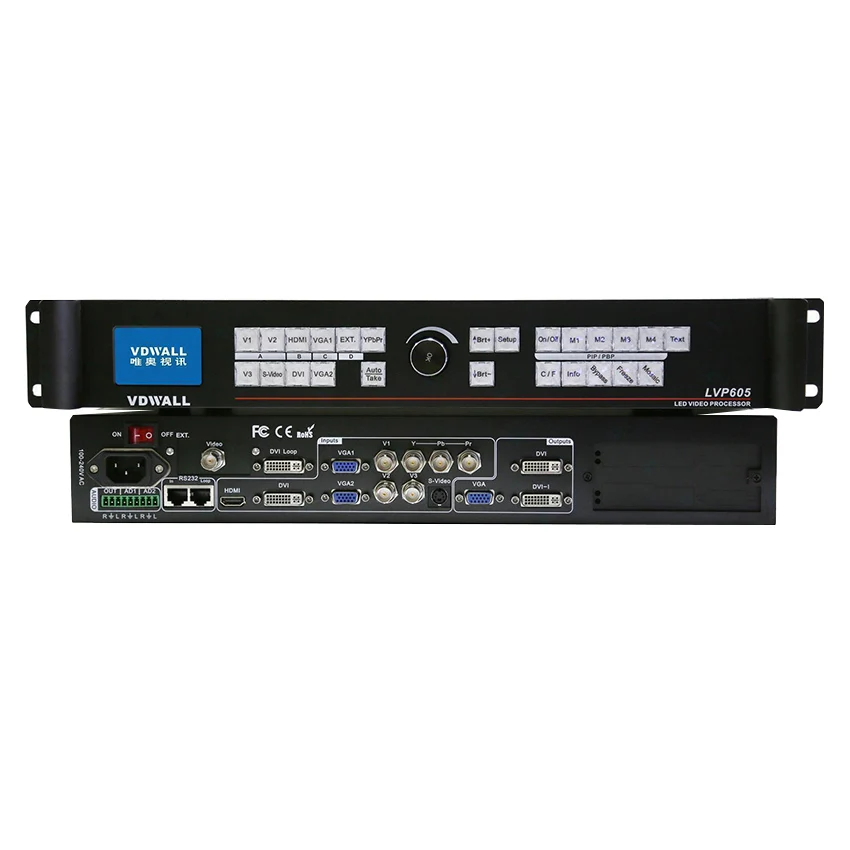 Видеопроцессор LVP605S Hdmi/композитный/Usb/DVI/SDI/vga вход Dvi/Vga/выход Linsn и Nova lvp605S