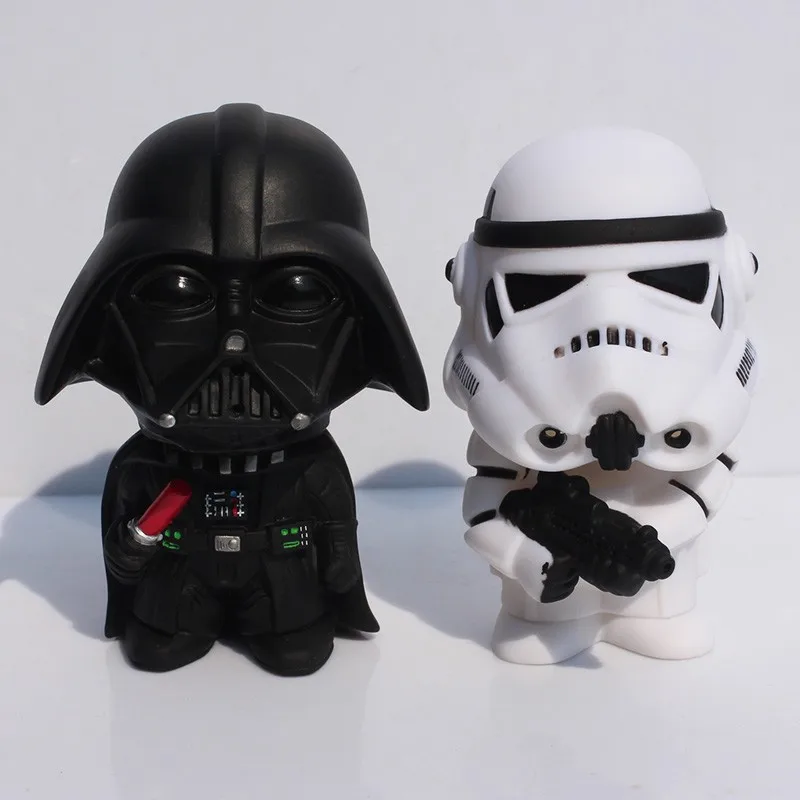 Горячие 3 Sets Штурмовик PVC Фигурки Новый Черный Рыцарь Дарт Вейдер Звездные войны