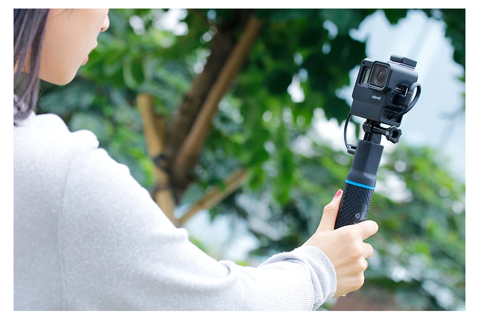 Для экшн-камеры Gopro клетка с Мощность банк рукоятка спортивные Камера чехол для экшн-камеры Gopro Hero 7 6 5, gopro7 Камера аксессуары штатив Поддержка
