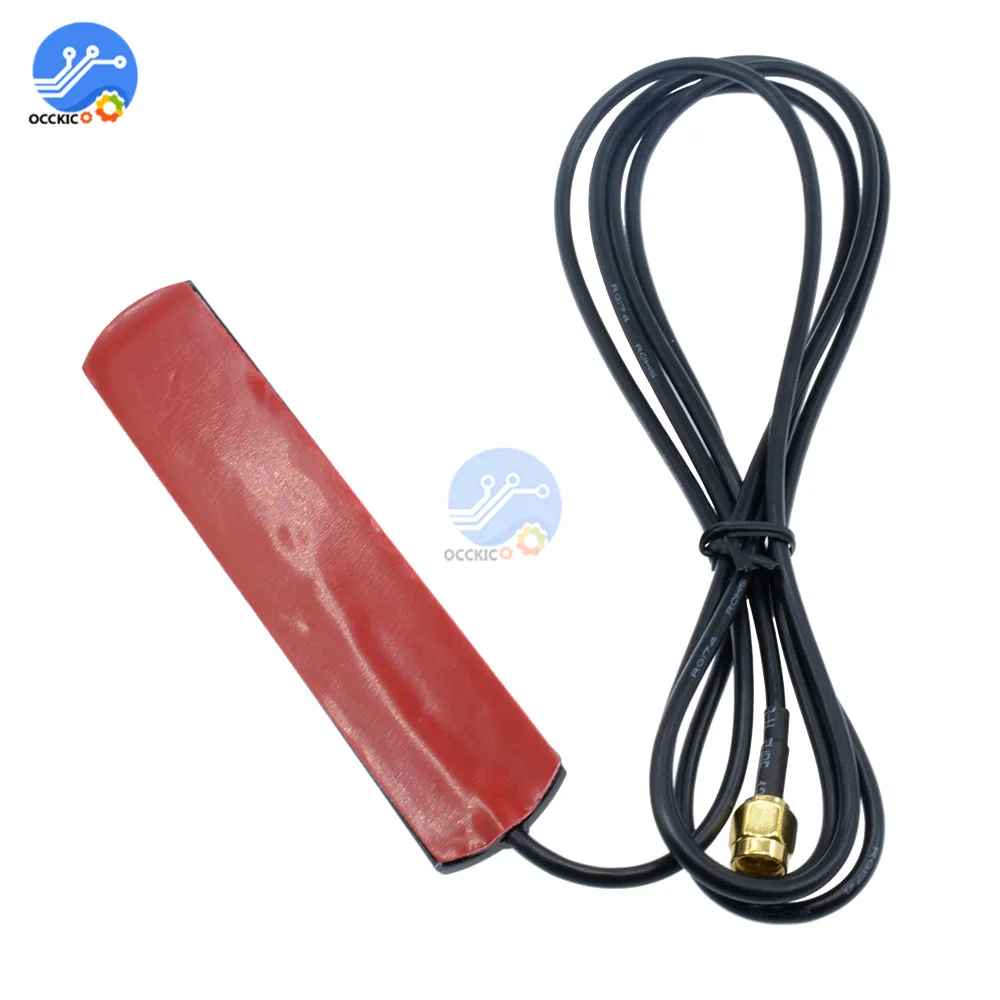 

GSM GPRS Antenna 433 Mhz 2.5dbi Cable SMA Male Connect Universal DAB Patch Aerial Antenna Reciever