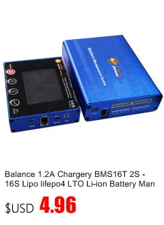 300A BMS 2 S-16 S LiPo LiFe система управления аккумулятором TFT ЖК-дисплей литиевый lifepo4 Li-Ion Chargery BMS16 V2.0