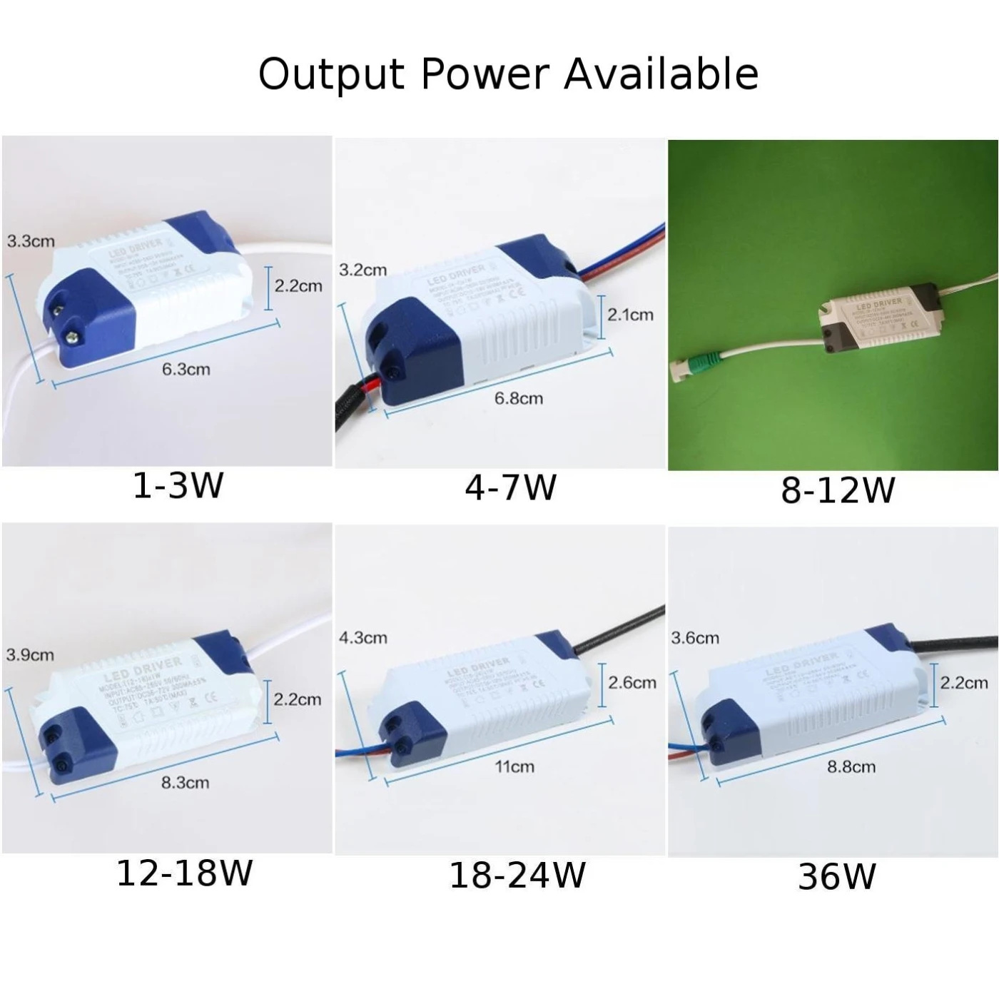 Светодиодный адаптер светильник 1 шт. источник питания трансформатора для