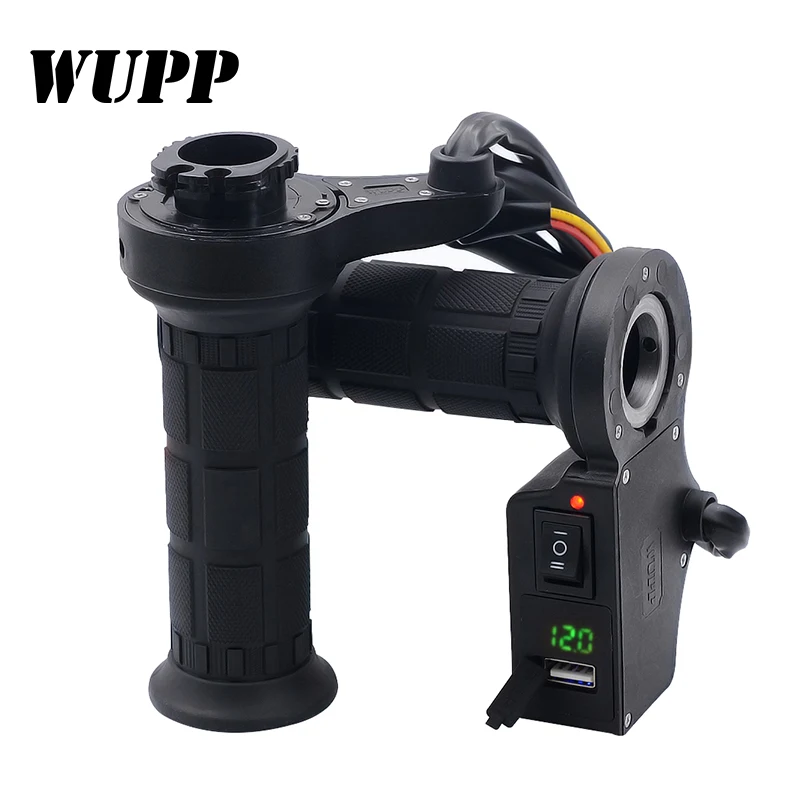 WUPP 3 в 1 руль мотоцикла электрические нагревательные ручки нагревательная ручка