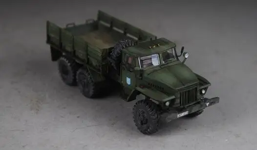 KingTair 1/72 масштаб в разобранном виде Танк Игрушка наборы советская Урал 4320 грузовик для tamiya