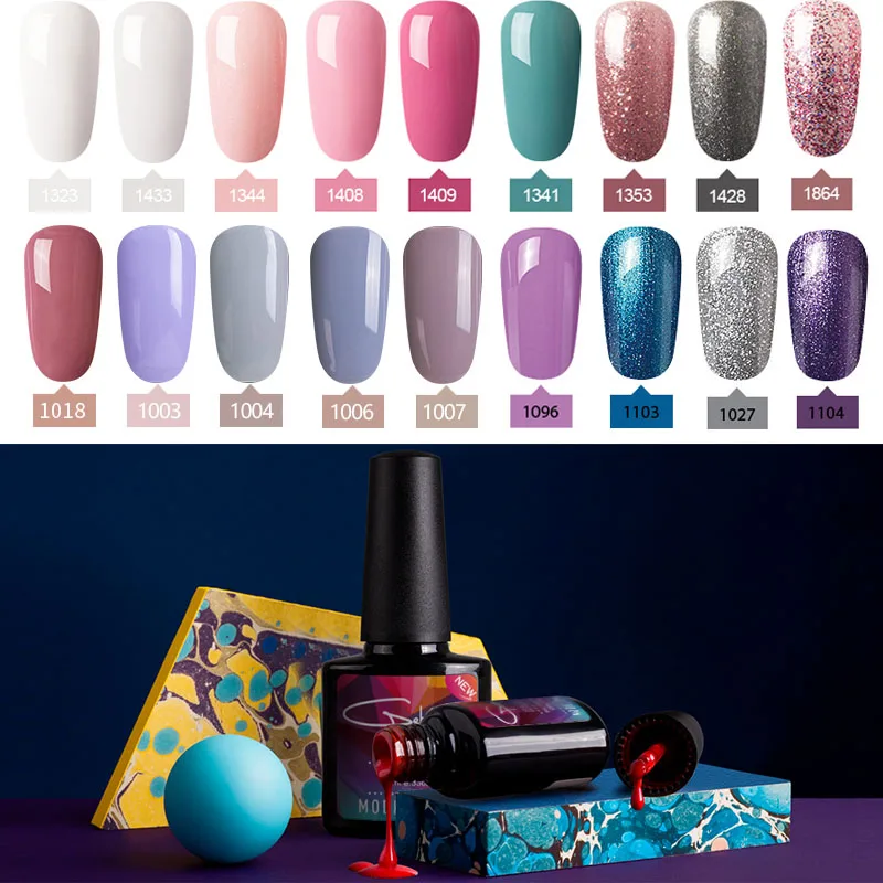 Modelones Soak Off УФ-гель для ногтей Nail Art салонный гель комплект дизайн в домашних