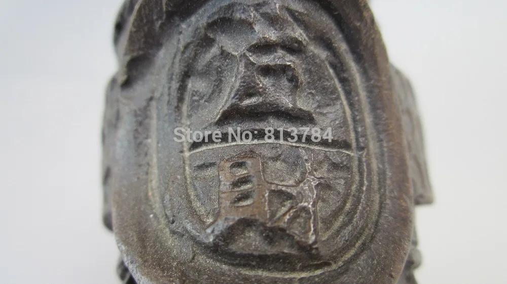 Китайская коллекция старинное декорированное старое изделие из бронзы ручной