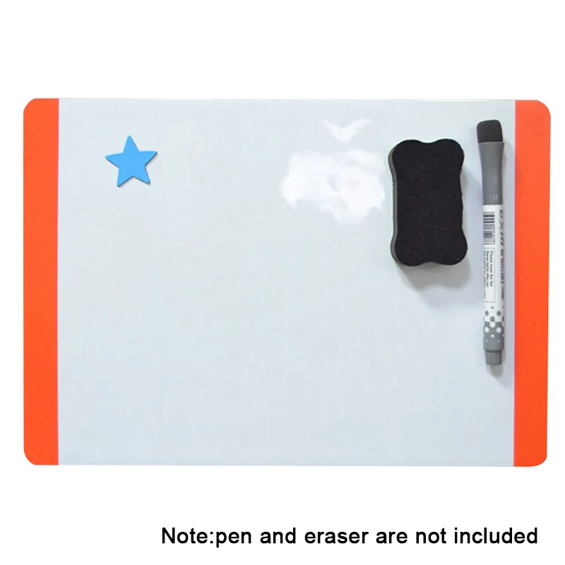 High Magnetic Board Whiteboard A4 21x30cm PVC Gift For Drawing Message Fridge Refrigerator UEJ