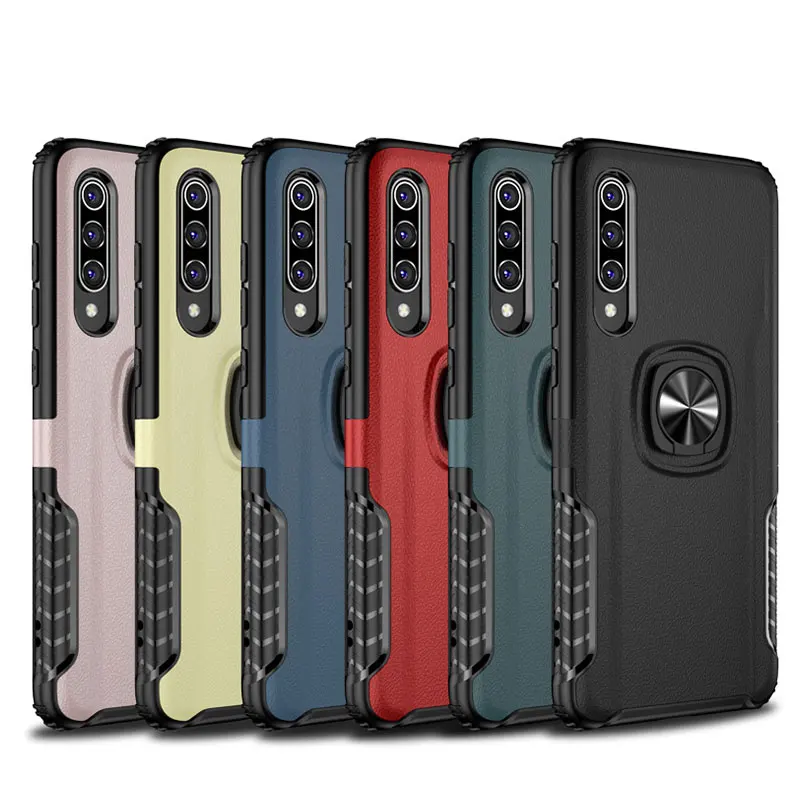 Чехол для Xiaomi Mi 9 держатель с кольцом на палец и подставкой анти-осенний чехол