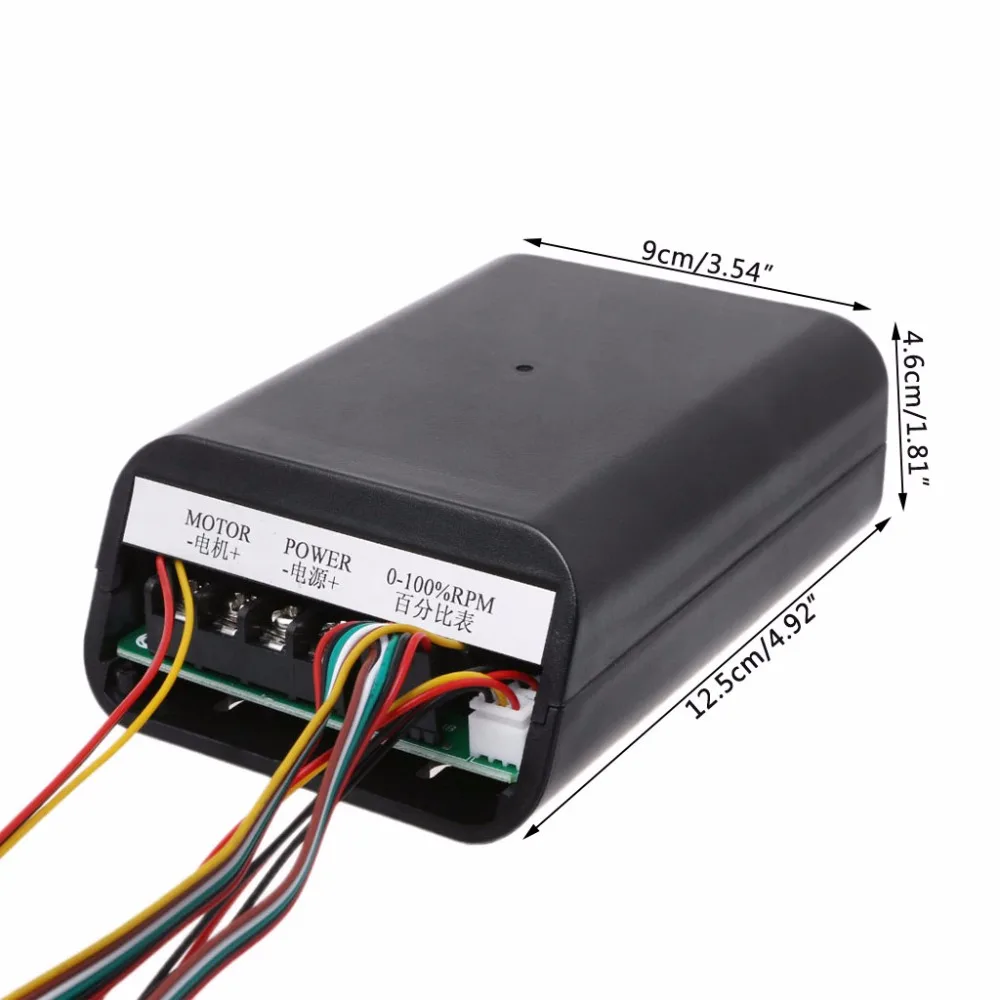 DC 10-55V MAX 60A PWM контроллер скорости двигателя 0 ~ 100% регулируемая плата