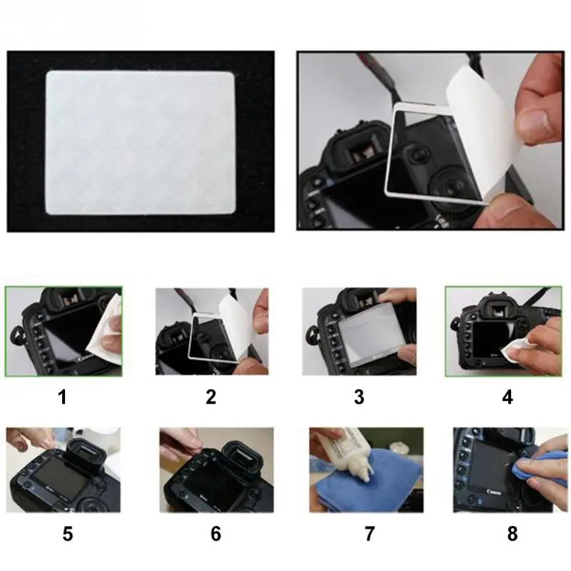 Новая Fotga камера ЖК-экран Оптическое закаленное стекло панель защитная пленка