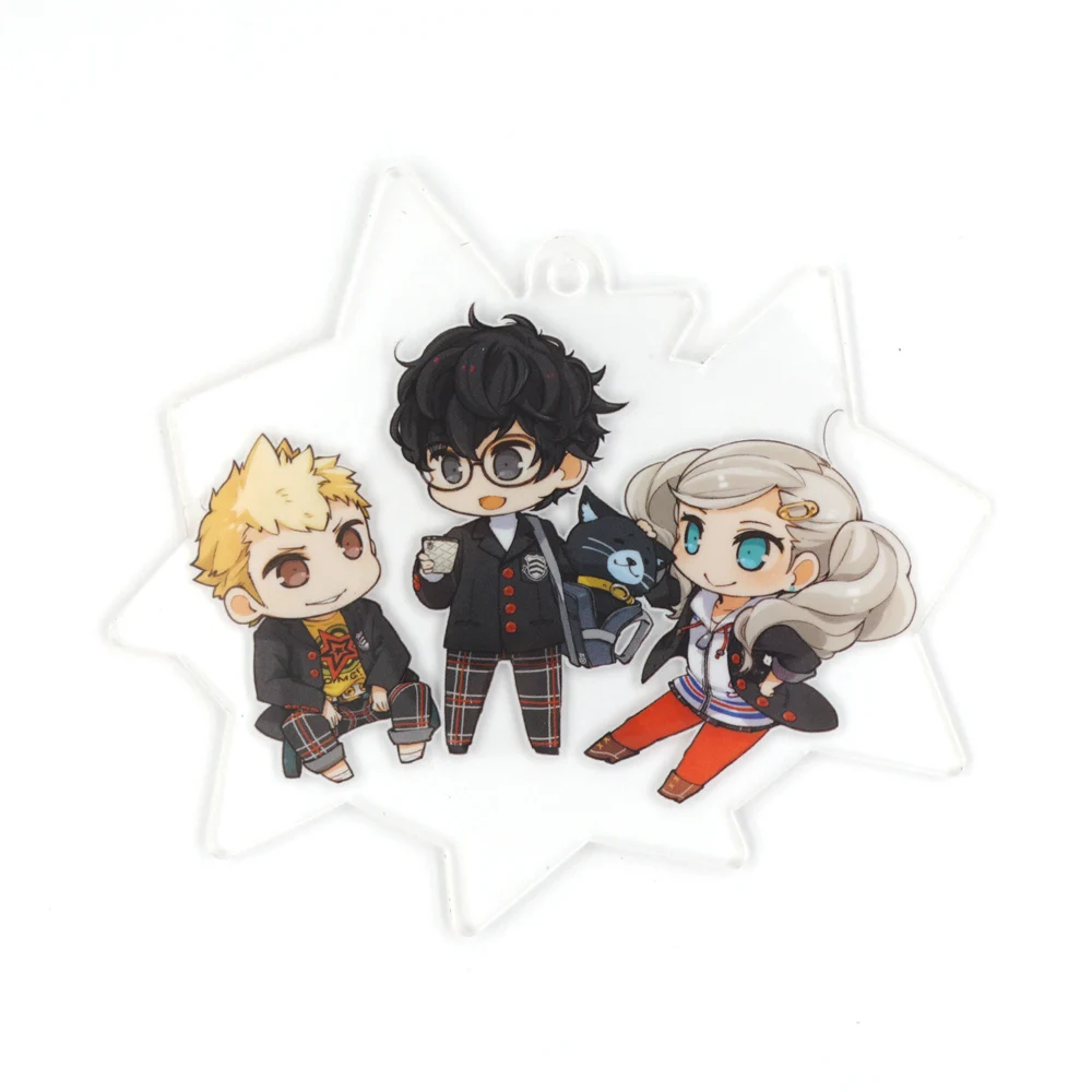 Акриловый брелок Persona 5 из аниме P5 Ren Amamiya Ryuji Sakamoto Anne Takamaki Akira Kurusu|Игровые фигурки и