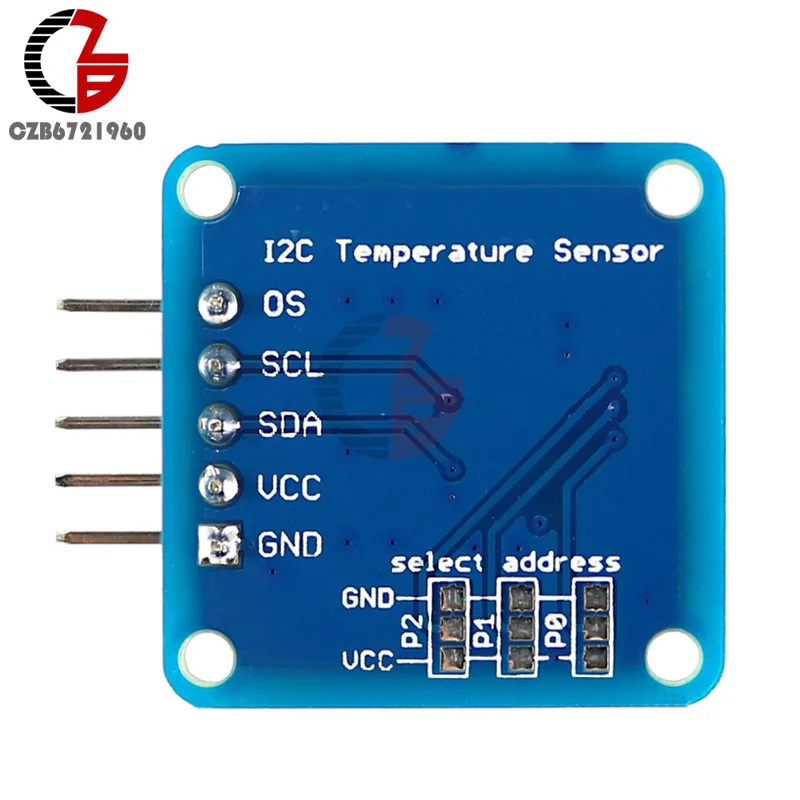 Высокоточный высокоскоростной цифровой датчик температуры IIC I2C LM75A модуль