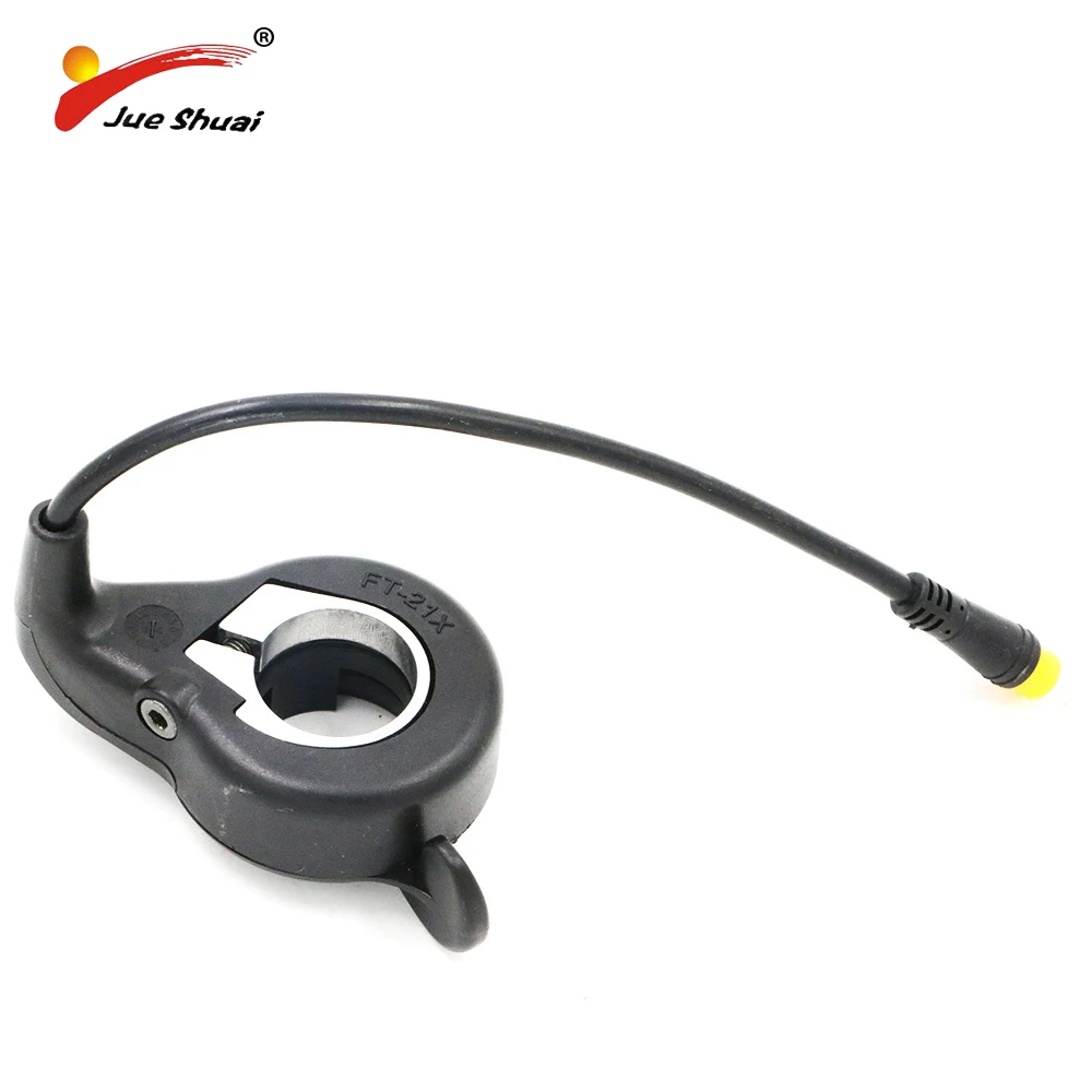 Дроссельная заслонки для электрического велосипеда с водонепроницаемым кабелем