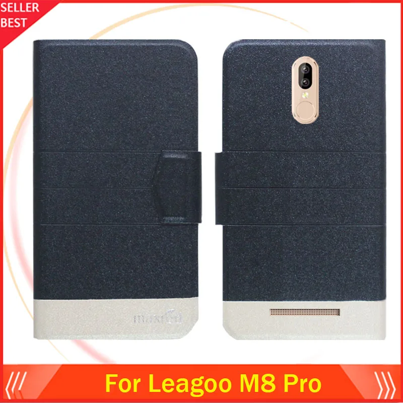 5 видов цветов жарко! Leagoo M8 Pro Чехол Ультра-тонкий флип роскошный модный кожаный