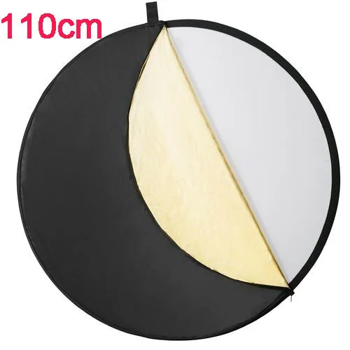 Складной отражатель для зеркального фотоаппарата 110 см 43 дюйма 5 в 1|disc reflector|for dslr5