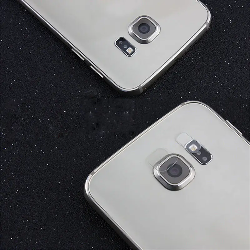 50x объектив для задней камеры + вспышка гибкое закаленное стекло Samsung Galaxy S6 S7 Edge