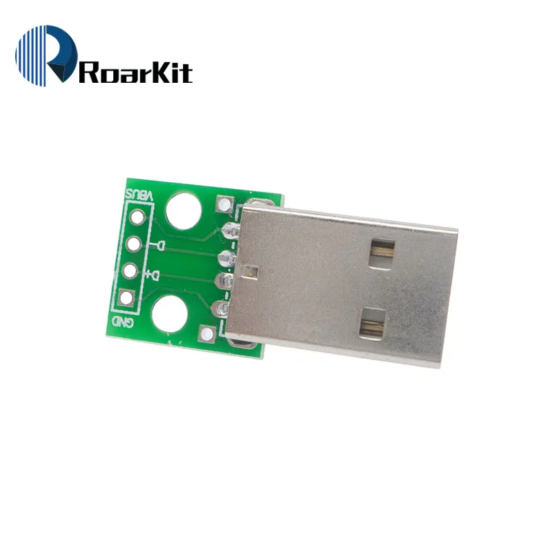 10 шт./лот USB 04 штекерные разъемы DIP адаптер пластина преобразователь 4 Pin для 2 54 мм