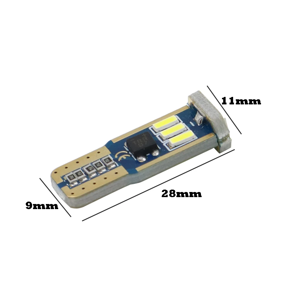 YSY 10 шт. t10 led Canbus светильник без ошибок W5W 4014 9smd белый 12В лампы для автомобиля