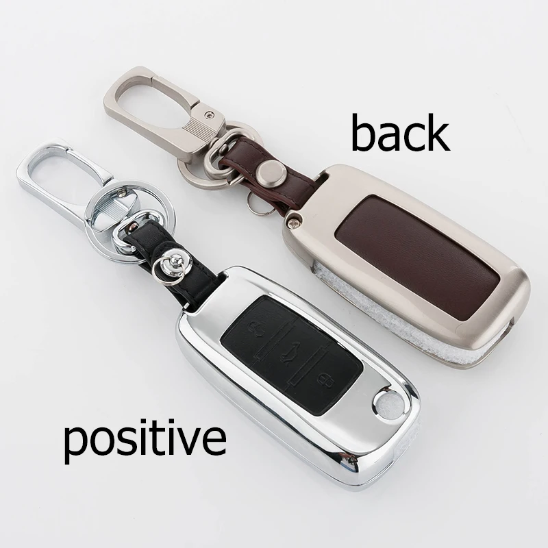 Фусу цинковый сплав + кожа Ключи чехол В виде ракушки сумка для Skoda Octavia Fabia Rapid Superb