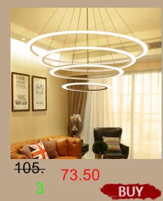 Modern led Chandeliers for Kitchen Dining Room Living Room Suspension luminaire White/Black Aluminum Hanging Chandeliers avize