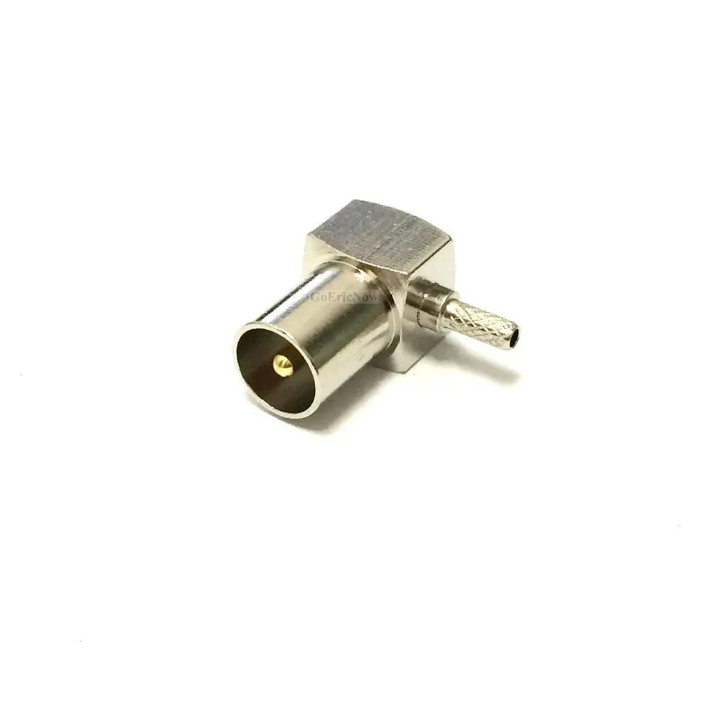 10 шт. RF Coax IEC PAL DVB-T TV штекер/гнездо прямоугольный RG174 RG316 LMR100 разъем | Обустройство