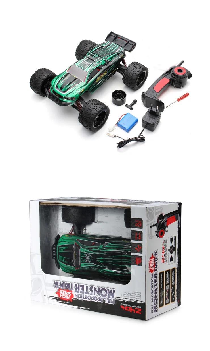 Поступление сезона г. JYRC 9116 1/12 большой RC автомобиль 2WD щеткой высокой Скорость RC Монстр Байк RTR 2,4 ГГц