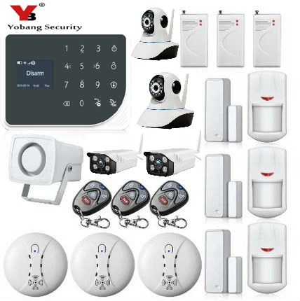 YoBang беспроводная домашняя безопасность WIFI GPRS GSM Сигнализация приложение