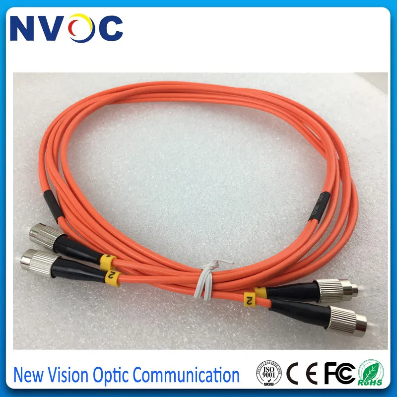 10 шт./лот мм 50/125 62 5/125 дуплекс 3 м 0 ПВХ оболочка Φ Multimode OM2 волоконно оптический